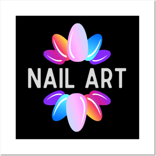 Nail Art Lotus Posters and Art